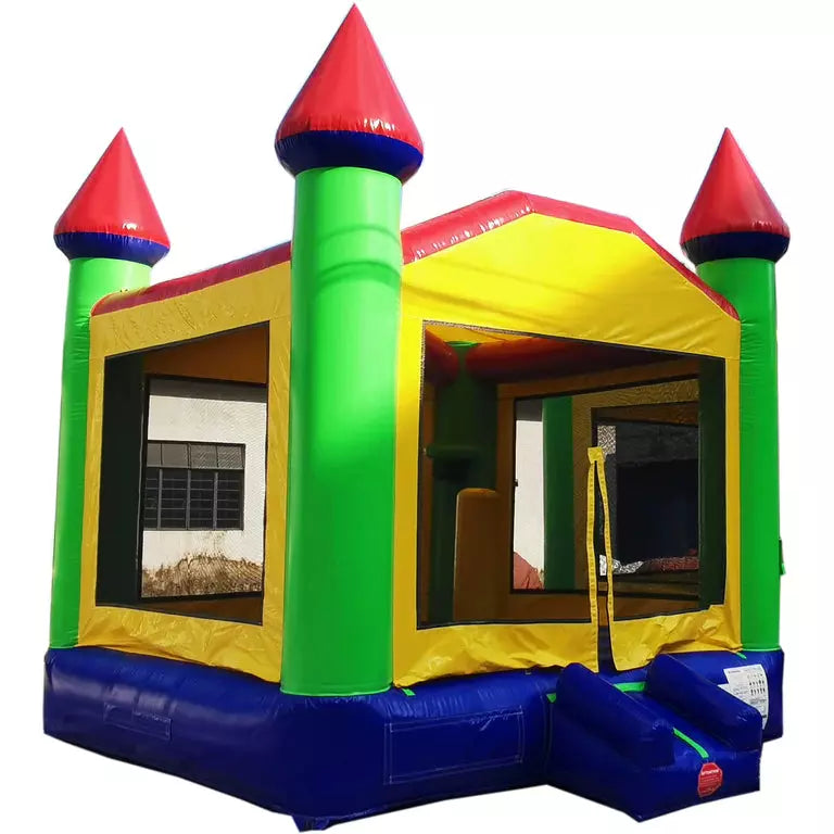 modular-green-castle-inflatable-bounce-house-with-blower