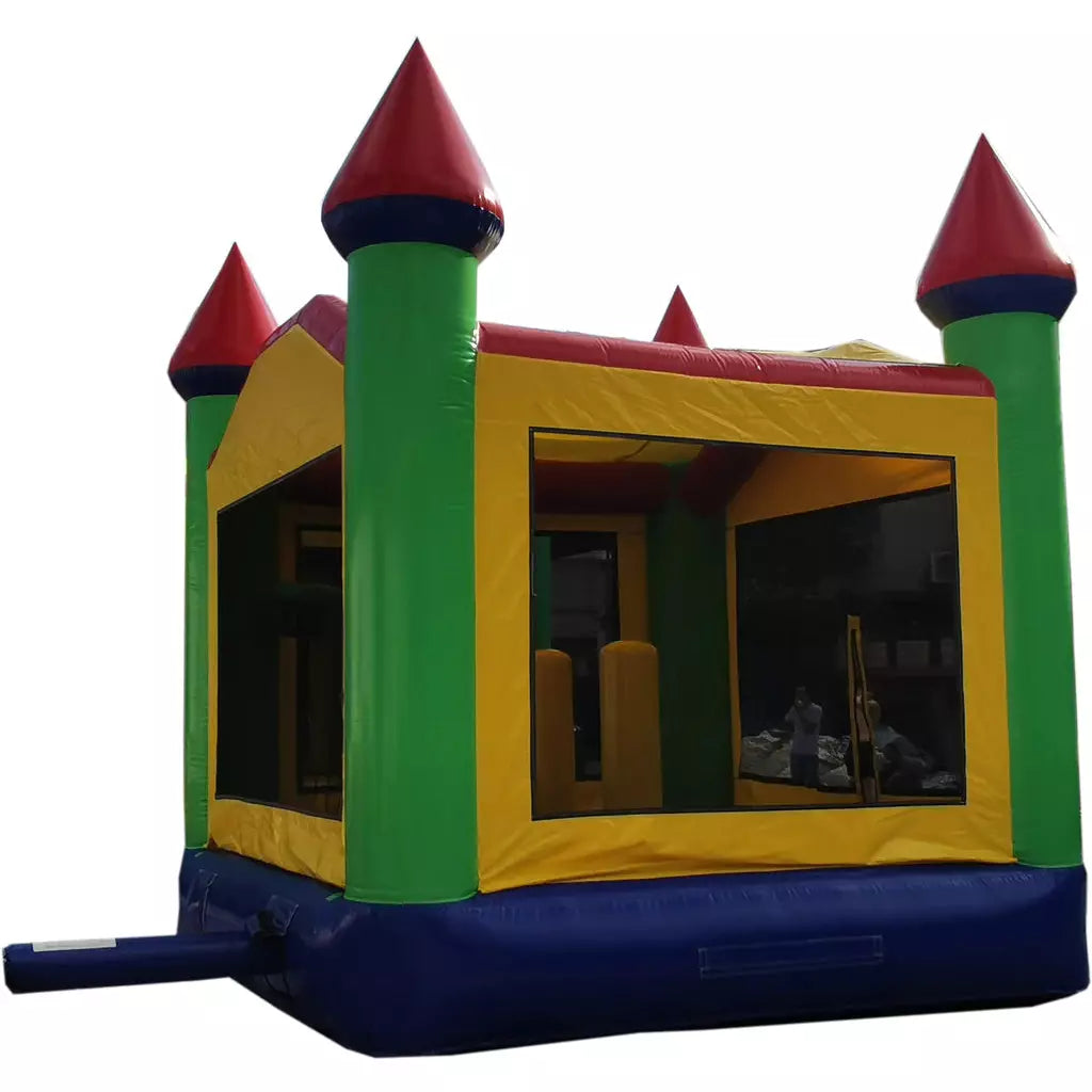 modular-green-castle-inflatable-bounce-house-with-blower