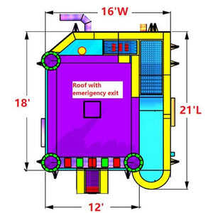marble-castle-water-slide-bounce-house-combo-with-blower