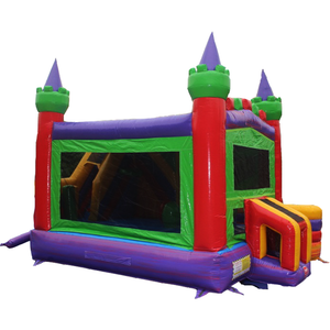marble-castle-water-slide-bounce-house-combo-with-blower
